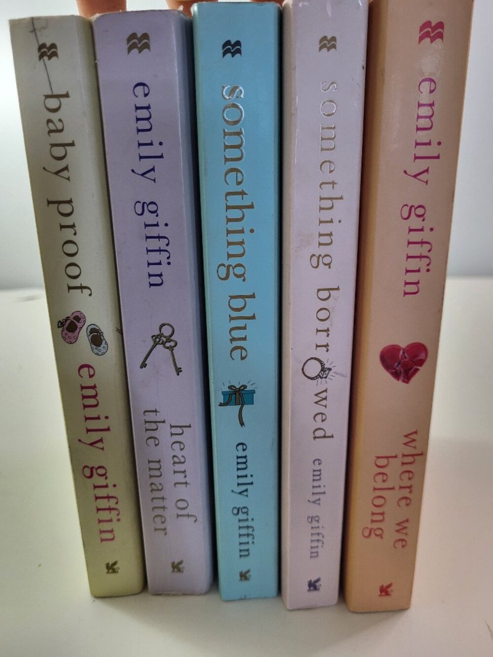 Emily Giffin 5-Book Paperback Lot Something Borrowed & Blue Romance Novels